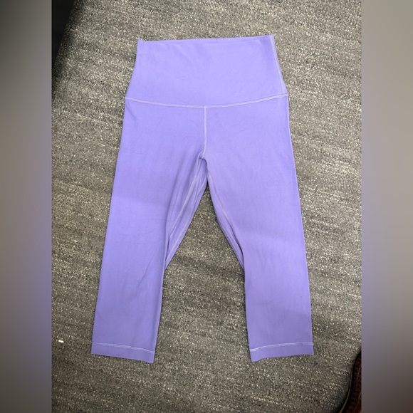 lululemon athletica Pants - lululemon athletica Lavender High-Rise Crop Leggings